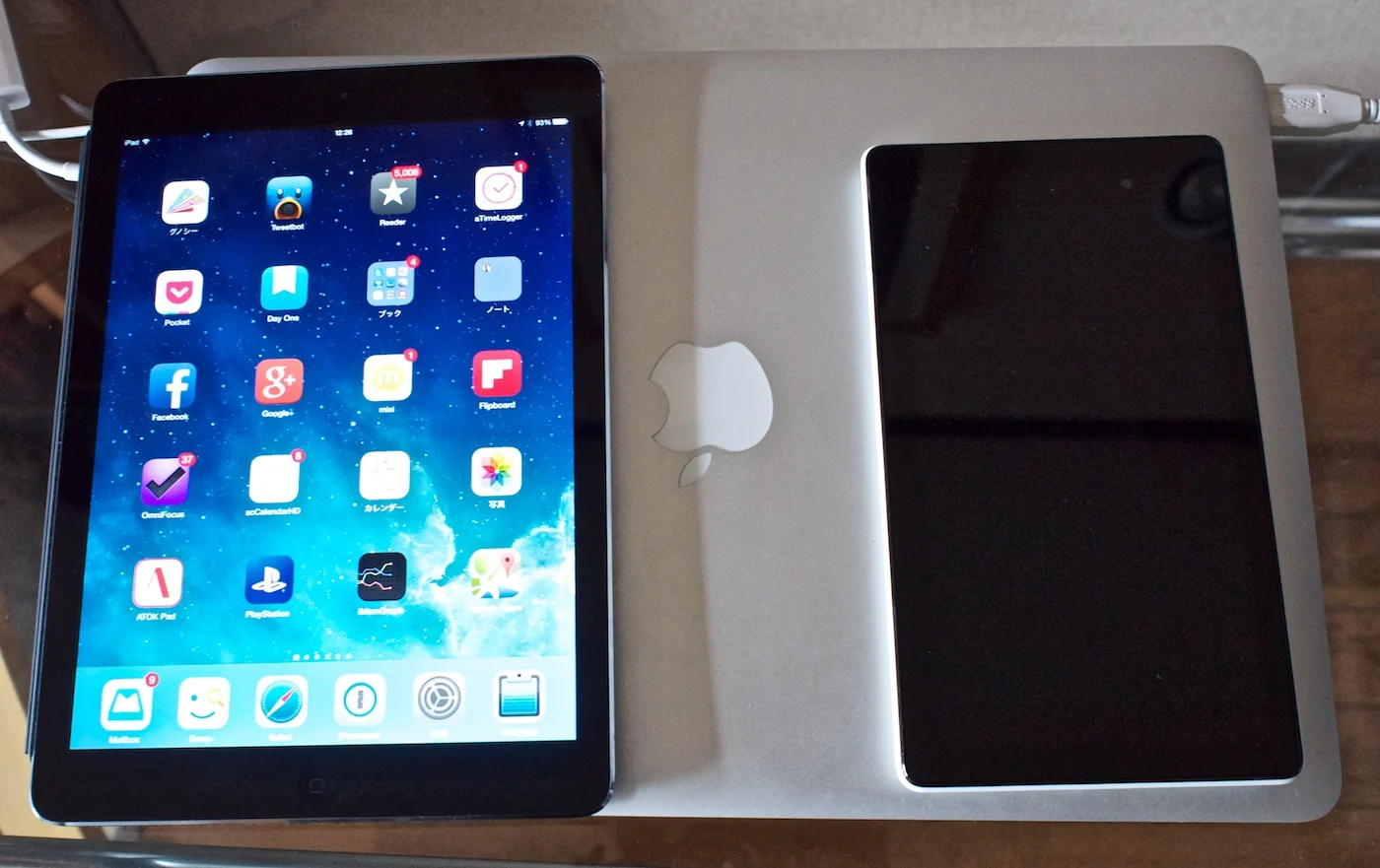 iPad AirとNexus7とMacの使い分け