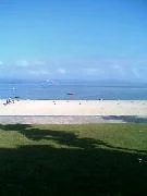 海だー