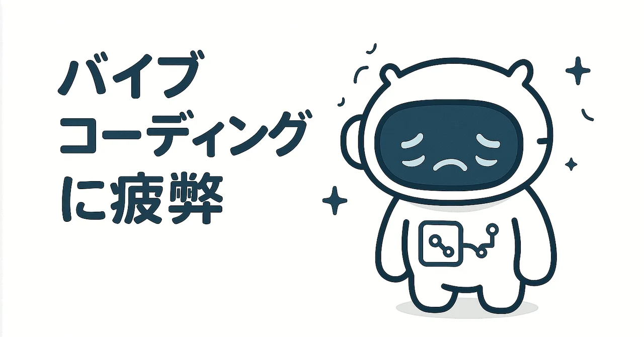 バイブコーディングに疲弊
