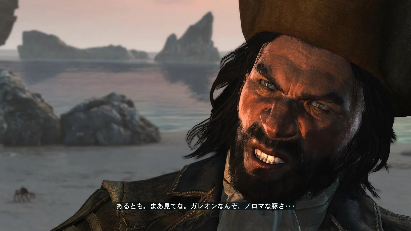 PS4のアサシンクリード4の画面が綺麗ですげー