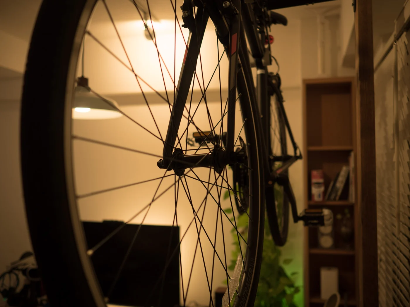 クロスバイクが来たので乗ってみた、ついでに部屋に保管できるようにした