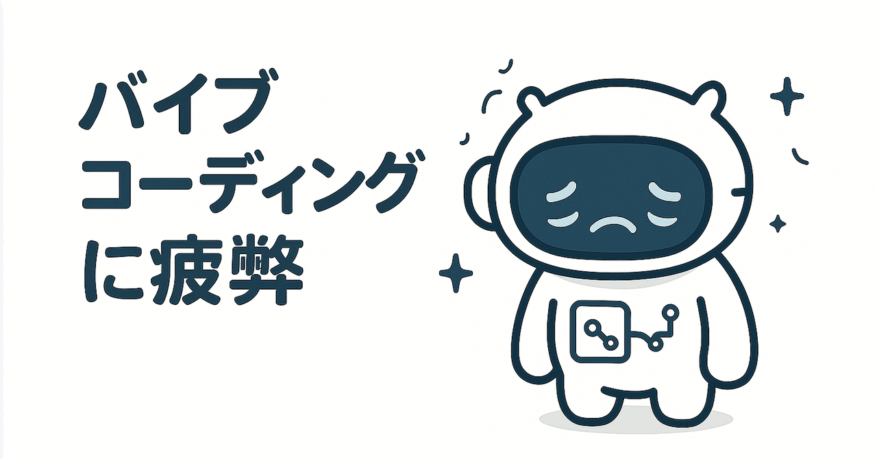 バイブコーディングに疲弊